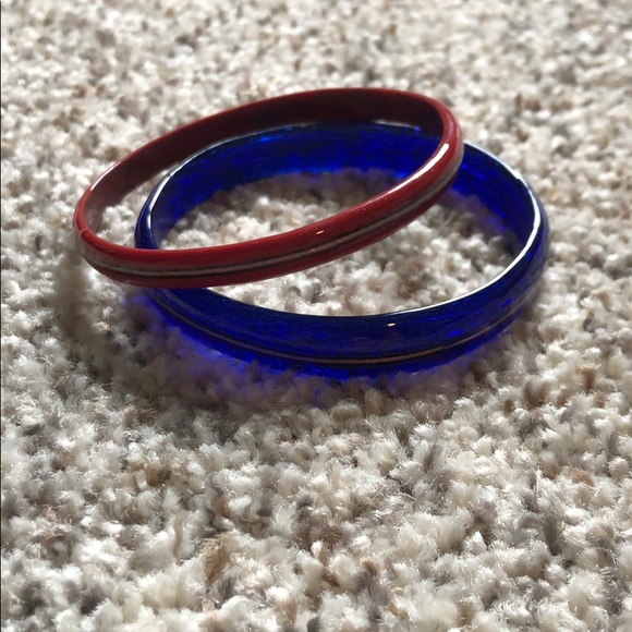 Jewelry - 2/$12 - Glass bracelets from India